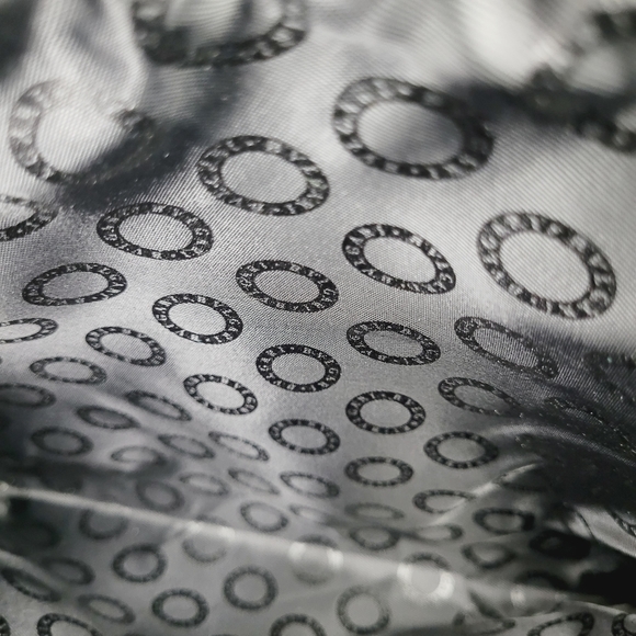 BVLGARI Zipper Pouch Clutch 11" by 9" Black Classy Cute Makeup Pouch Travel - Picture 3 of 6